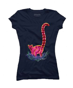 a girls t shirt with a lemur 